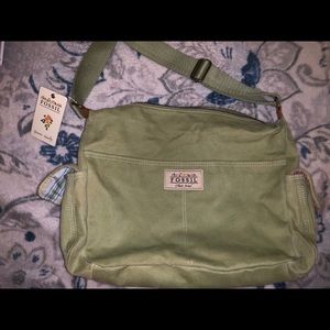 Fossil green bag